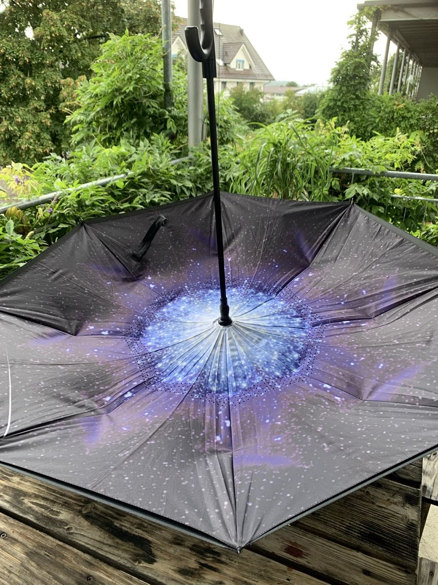 Ombrelli: Regenschirm Doppelseitig, Sternenhimmel – Usato da Uster venduto da Flummi 1