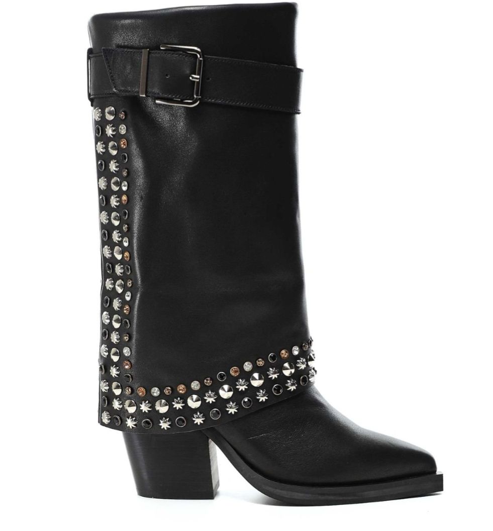 Scarpe da donna: Alma en Pena studded leather boots – Usato da Grand-Lancy venduto da starfish1980 3