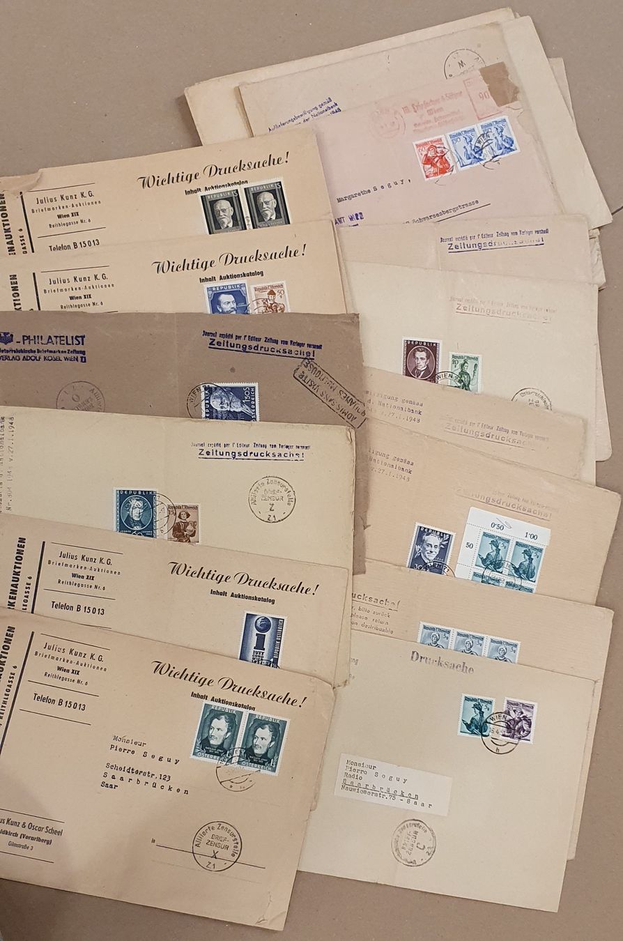 Tutti i francobolli: 150 Zensurbriefe Österreich – Usato da Kreuzlingen venduto da Rschweiz1 1