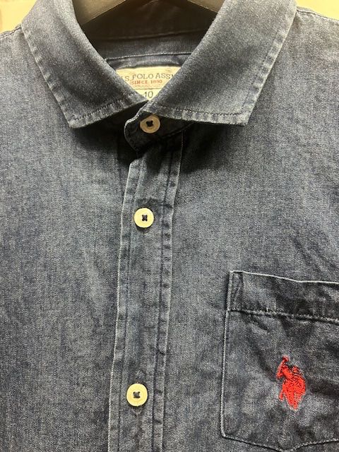 US Polo Camicie, T-shirt & Polo: US Polo Jeanshemd, Grösse 10 – Usato da Gockhausen venduto da Selleries 3