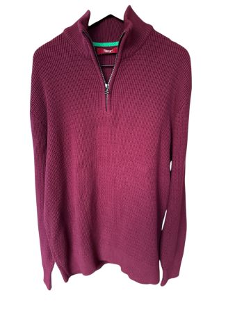 Esprit pull bordeaux homme