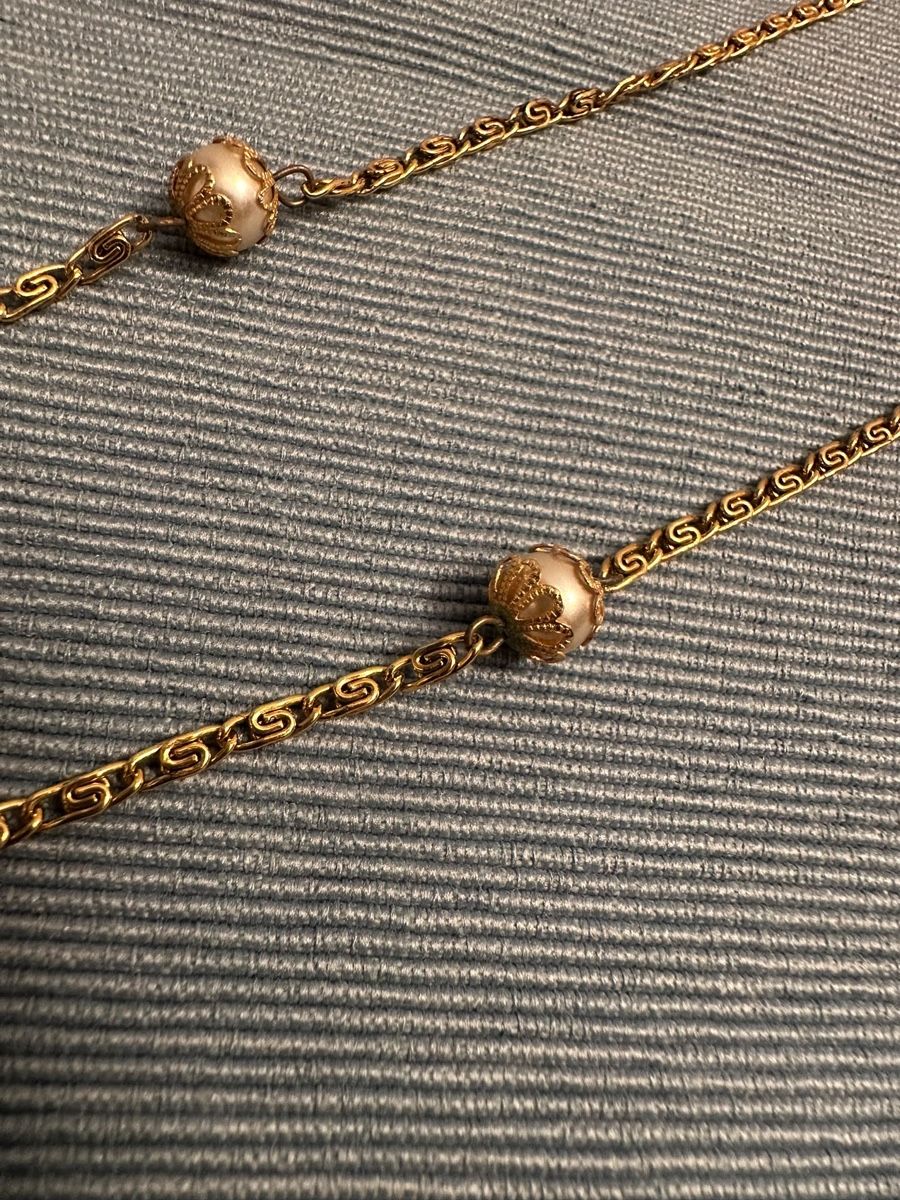 Colliers: Kette Gold-Look mit Perlen  – D'occasion à Zürich par iva_9svl 2