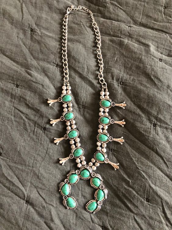 Squash Blossom Kette Indianer / Cowgirl Kaufen auf Ricardo