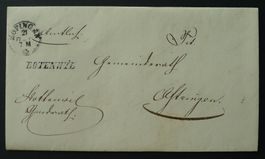 1864, BoM von BOTTENWIL via Aarburg nach OFTRINGEN AG