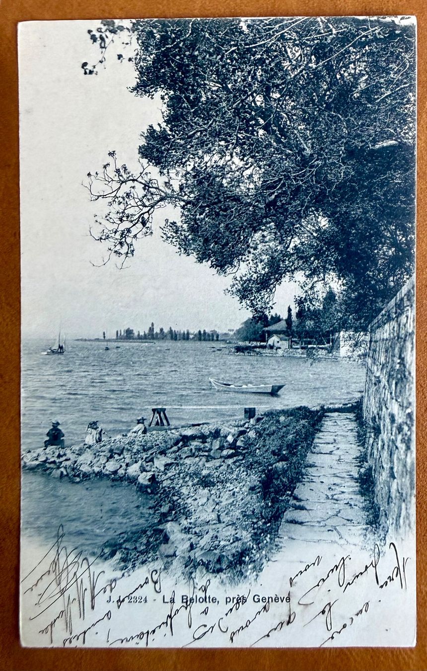 Ansichtskarten: Genève - La Belotte - Animée 1902 – Gebraucht aus Lutry von Ediego