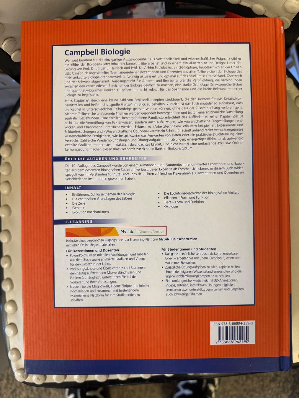 Libri: Campbell Biologie – Usato da Dietikon venduto da Buchantiqdietikon 8