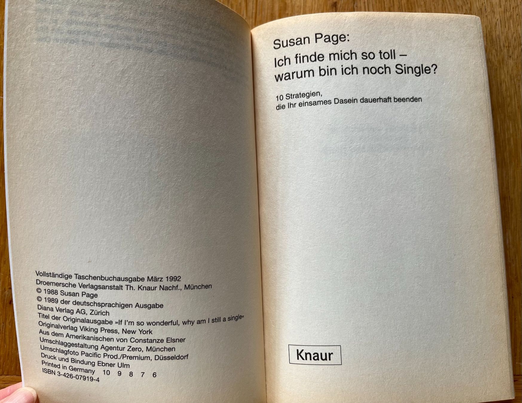 Libri: Ich finde mich so toll - warum bin ich noch Single? – Usato da Arbon venduto da KaSaBo 2