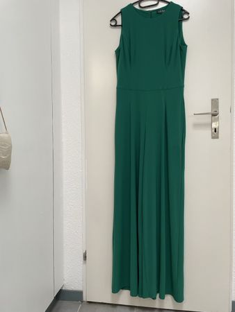 Elegantes, smaragdgrünes Jumpsuit- Grösse 36/38