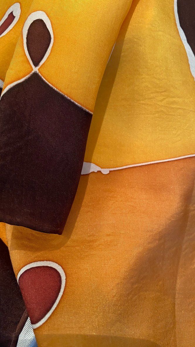 Foulard & Sciarpe: farbenfrohe Seidentücher, handgemacht, neu – Nuovo (secondo la descrizione) da Wettswil venduto da Susannecarla 6