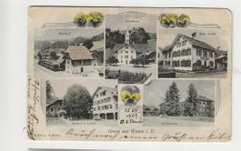 Wasen, 1909, Bp-Stempel Ramse-Summiswald-Huttwil