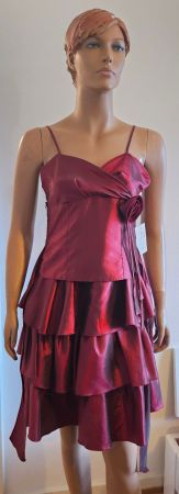 Honeygirl Kleid, bordeaux, Gr. S, festlich, neu