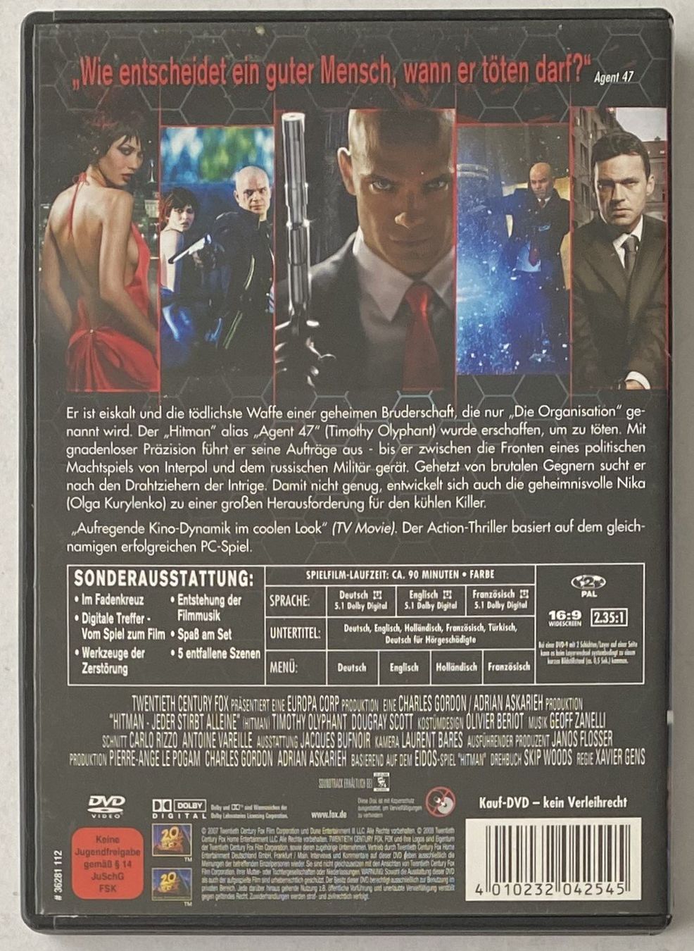 Tutti i DVDs: Hitman, Jeder stirbt alleine – Usato da Flums venduto da Asquillo 1