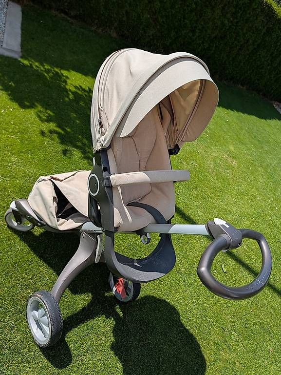 Stokke Kinderwagen: Stokke Xplory Kinderwagen beige – Gebraucht aus Menziken von Levin1111