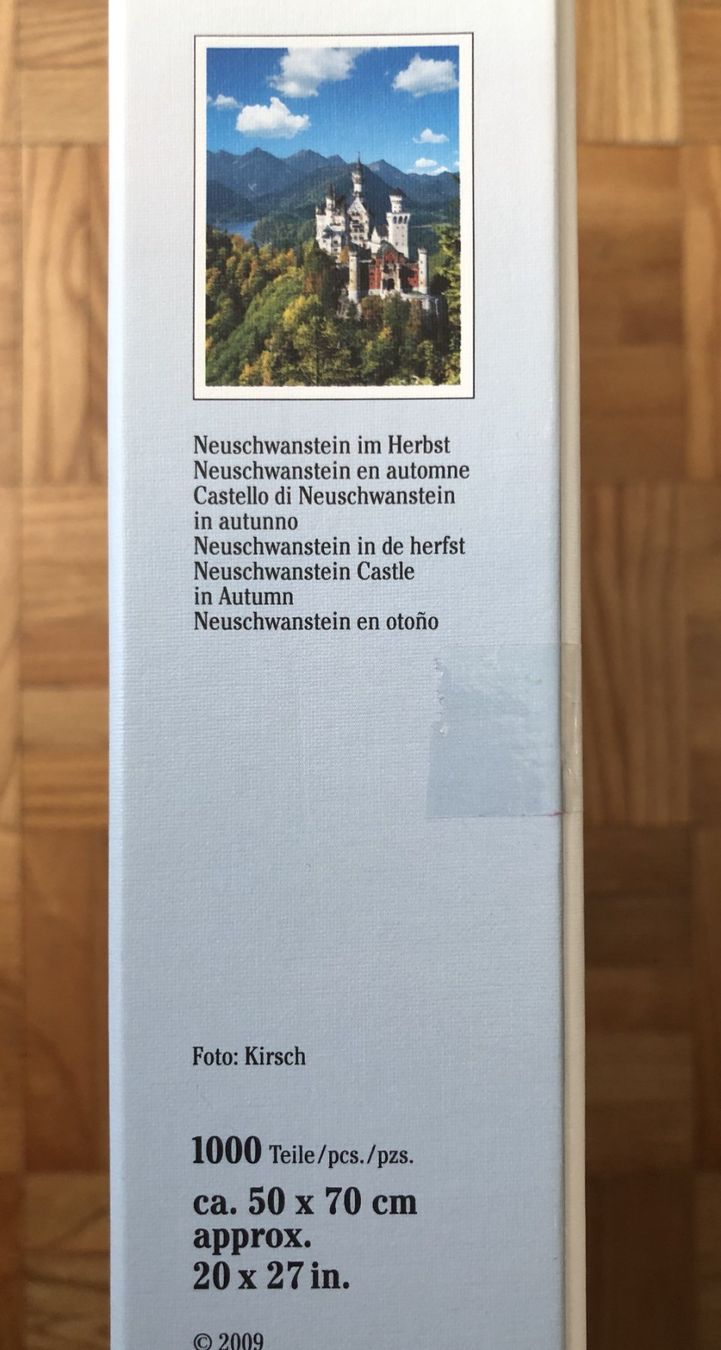 Ravensburger Puzzle: Puzzle 1000er komplett – Usato da Binningen venduto da Steffisboerse 1