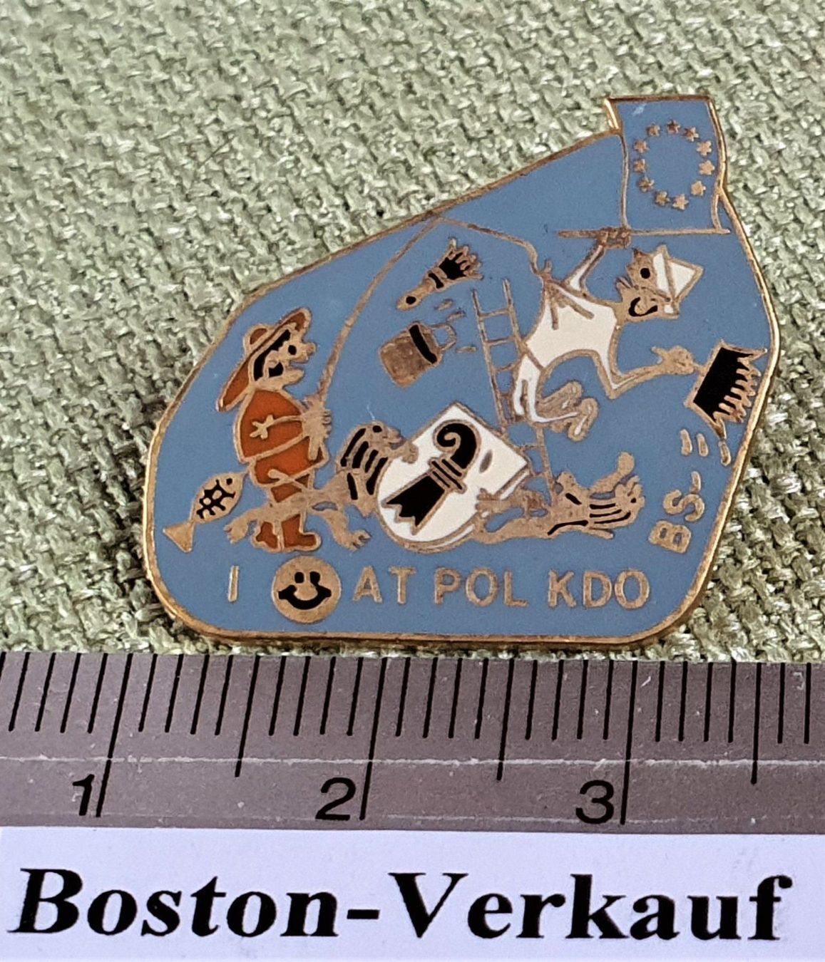 Placchette & Badge: D692 - Pin Basler Polizei AT POL KDO BS – Usato da Reinach BL venduto da Boston-Verkauf 1
