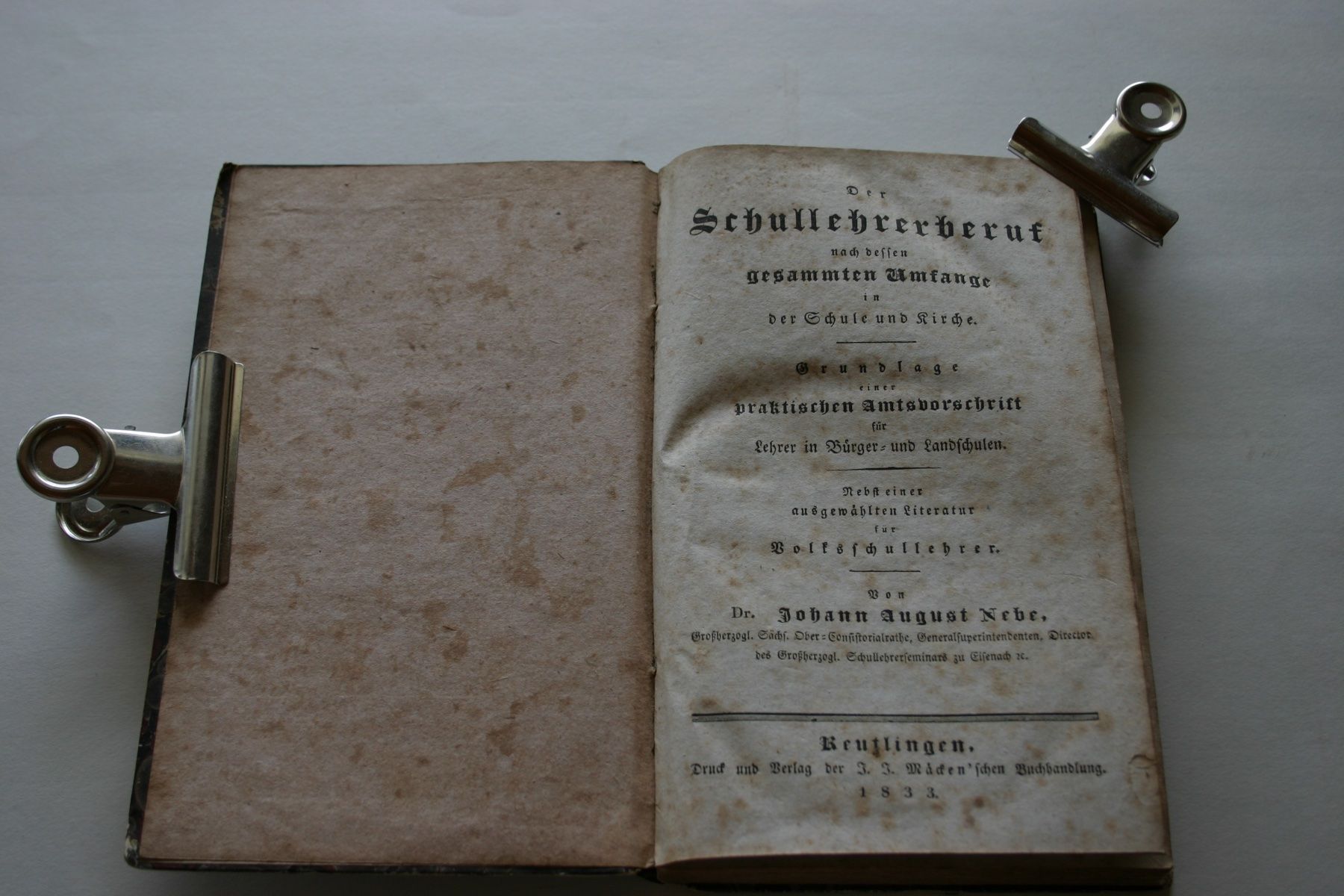 Bücher: Der Schullehrerberuf nach dessen gesamten Umfange – Gebraucht aus Winkel von Gallica 3