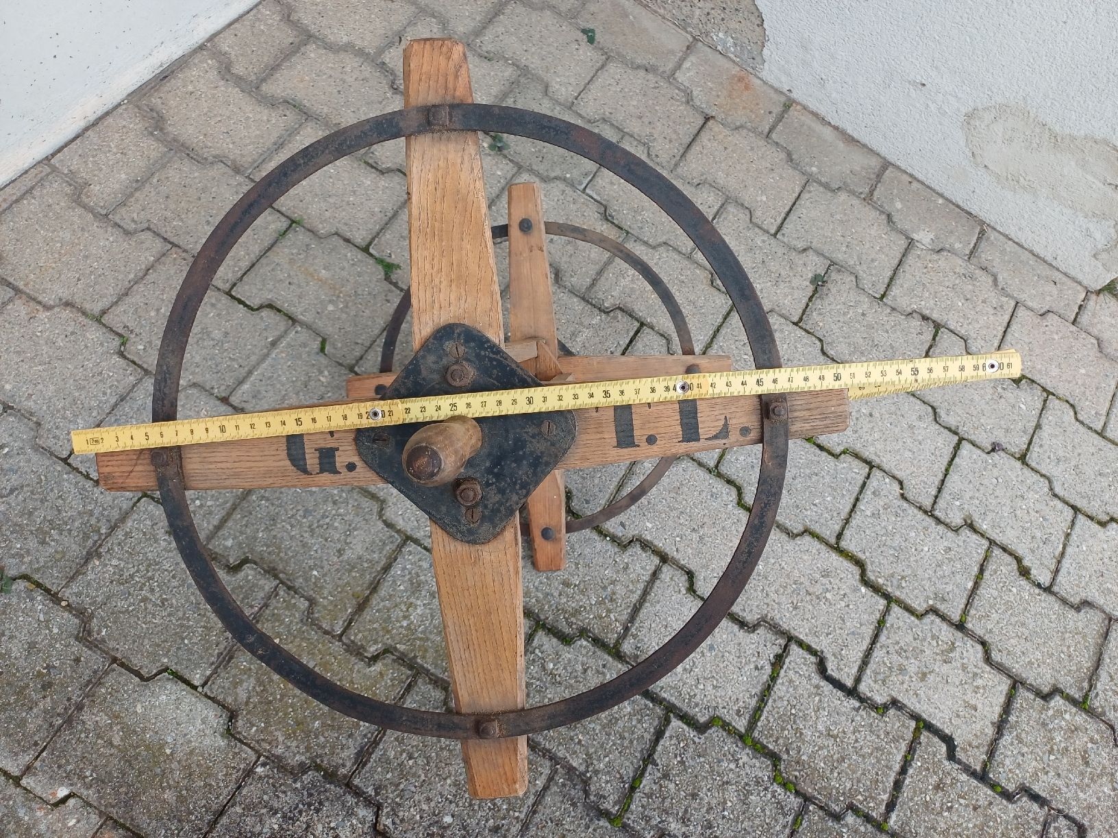 Tubi & Tubi flessibili: Antiker Feuerwehrschlauchhaspel – Usato da Aarwangen venduto da chr_tdh2 3