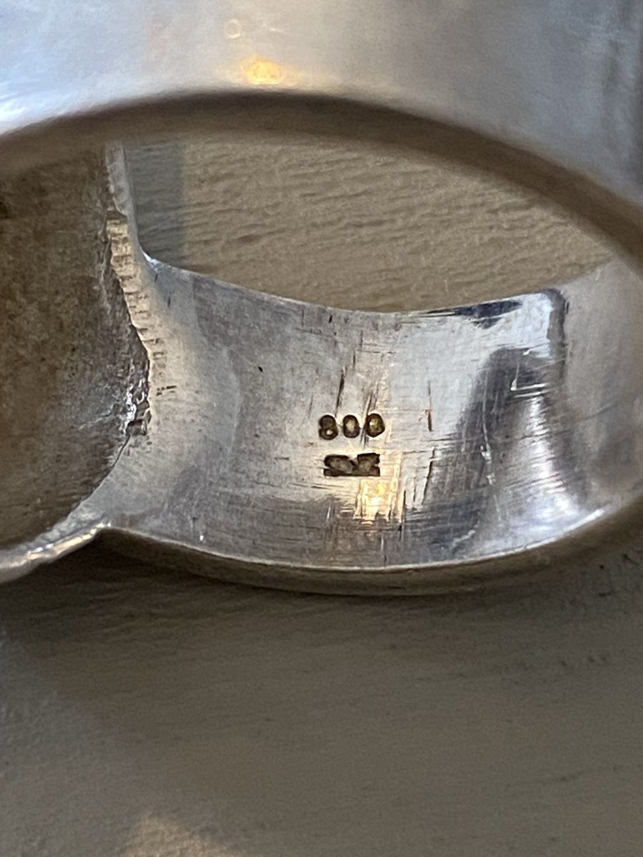 Anelli: Damenring Rutilquarz 800 Silber – Usato da Birr venduto da Vintage-Liebhaber 2