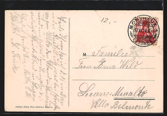 Cartoline postali: Lausanne, Pont de Chauderon, Strassenbah – Usato da Berlin venduto da bartko-reher 1