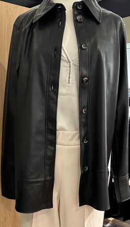 Kunstleder - Bluse