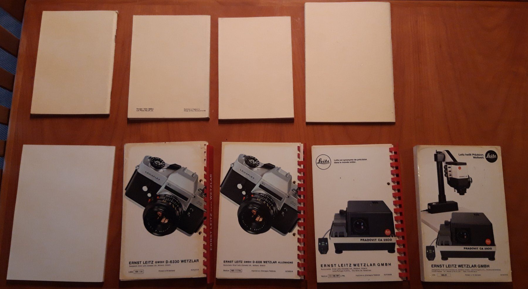 Libri: 9x Leica / Leitz Gesamtkatalog Catalogue General – Usato da Wettingen venduto da brownie14 4