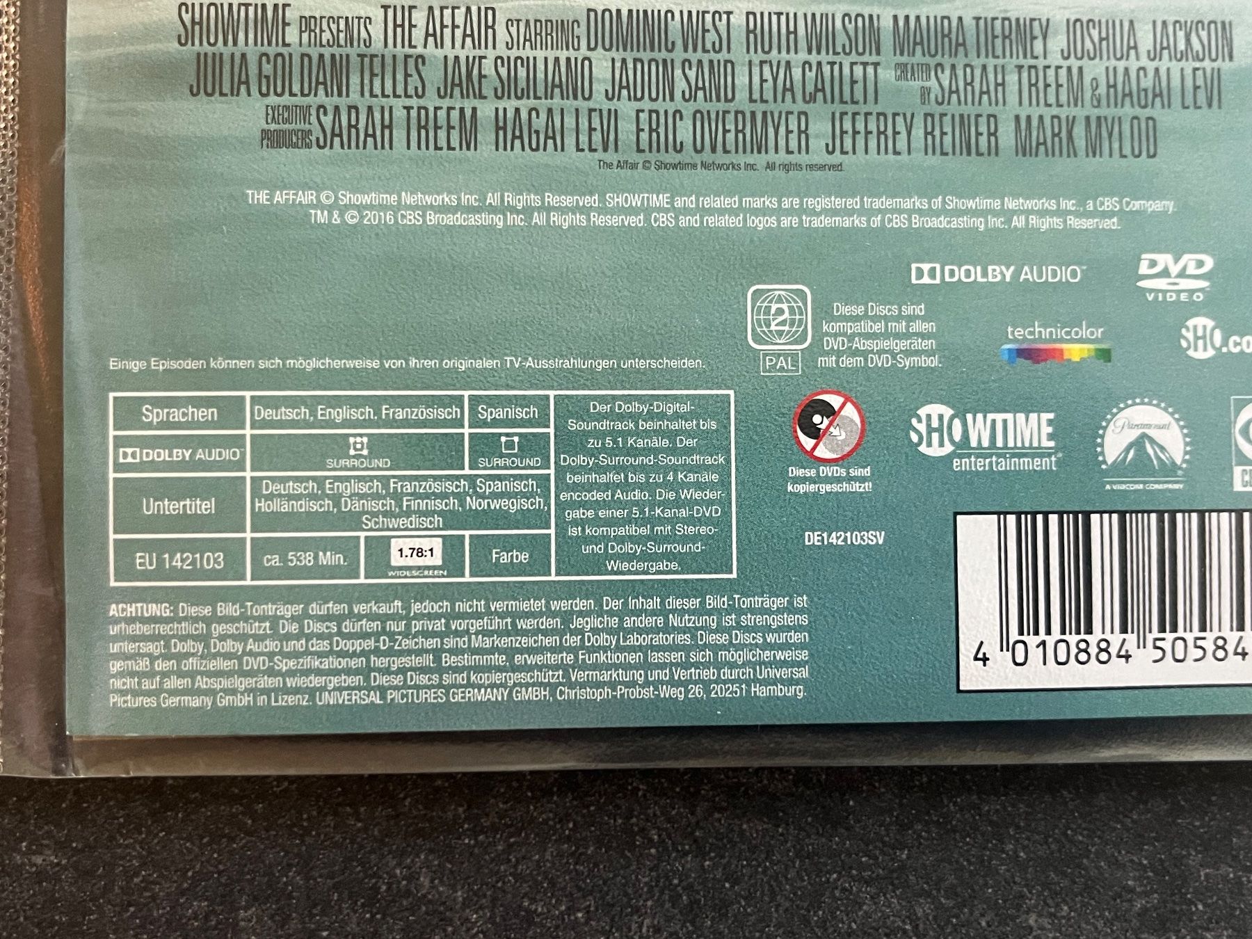 Alle DVDs: DVD The Affair Season 1 – Gebraucht aus Aarau von Swifty03 2