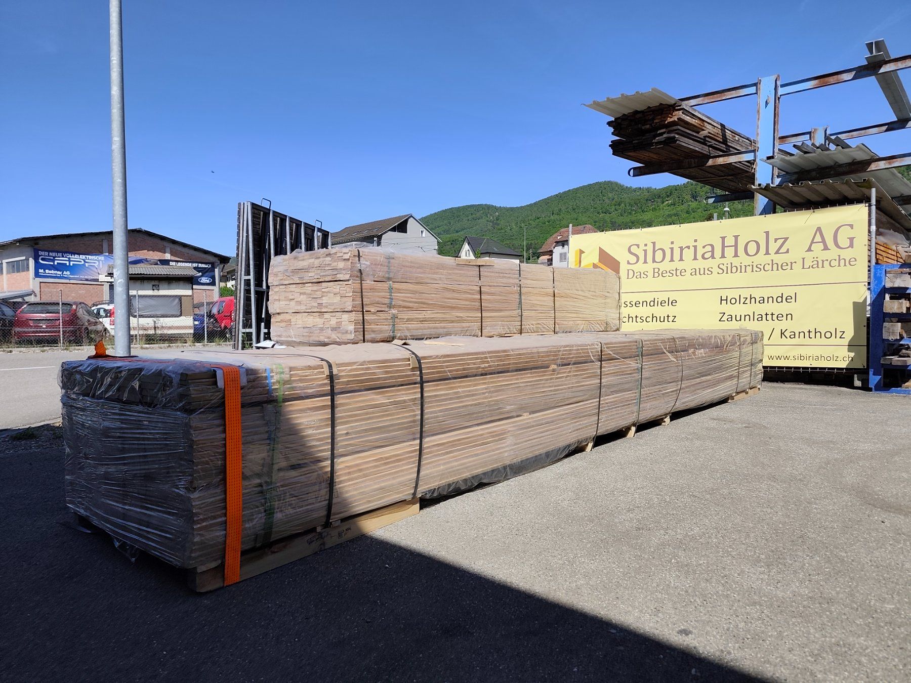 Articoli in legno: Lärche Parallelbretter 200/40/5m Berglärche – Usato da Basel venduto da e-swiss 9