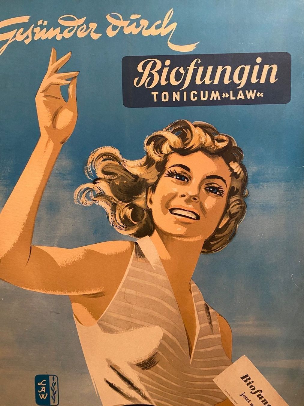 Foto & Immagini: Kartonwerbung 1950?1960? – Usato da St. Gallen venduto da katercarlos 1