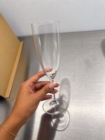 6 Champagnergläser / Sektgläser aus Glas – elegant & zeitlos