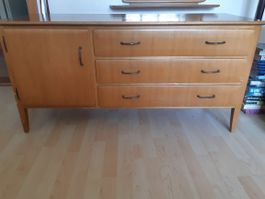 Vintage Sideboard, Holz, 60er-Jahre