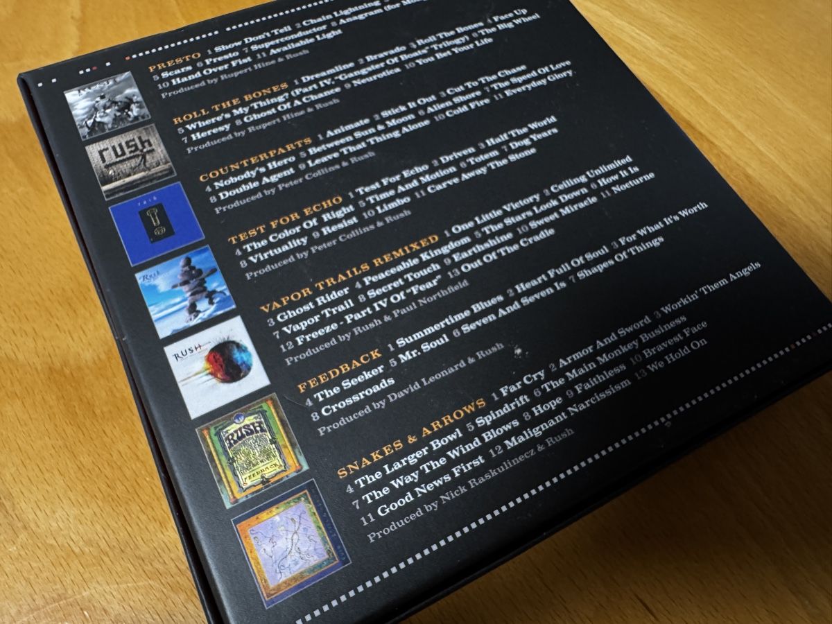 CD: CD Box Set Rush - The Studio Albums 1989-2007 – Nuovo (secondo la descrizione) da Zürich venduto da tomakomai 4