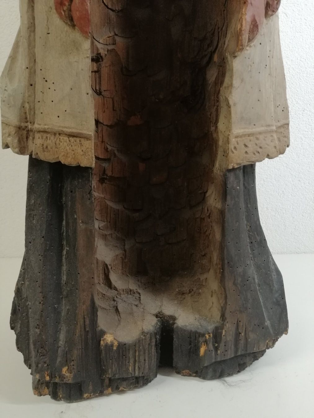 Skulpturen & Statuen: Antike Skulptur "Hl. Nepomuk" 18.Jh. – Gebraucht aus Mörschwil von Erwin8242 5