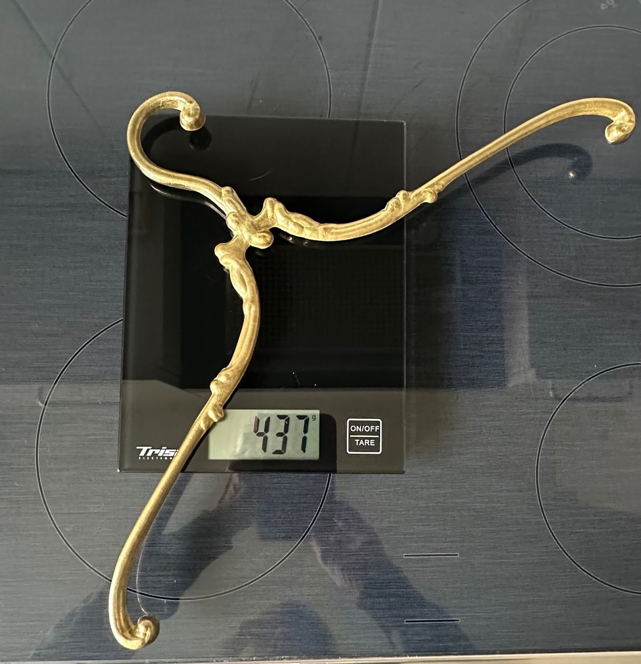 Appendiabiti: Kleiderbügel vintage Messing massiv – Usato da Zürich venduto da brazerola 3