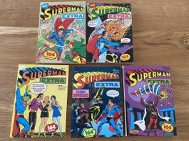 Comic Superman Extra, Taschenbücher, 1980, Heft 1-5