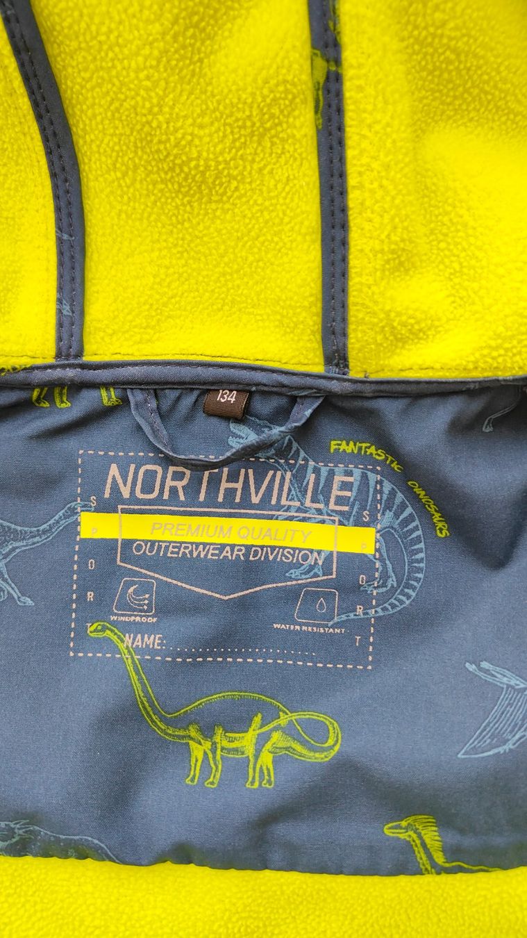 Giacche & Cappotti: Northville Softshell Jacke, Grösse 134, Dinosauriermuster – Usato da Langnau i.E. venduto da Nufi7 3