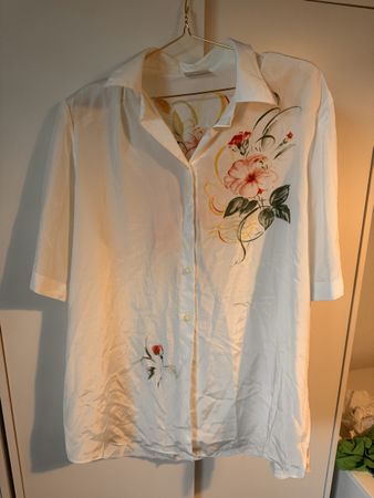 Vintage Bluse Frauen Oversized