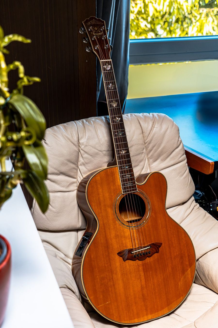 Strumenti musicali: Washburn Akustikgitarre – Usato da Unterseen venduto da Panini56