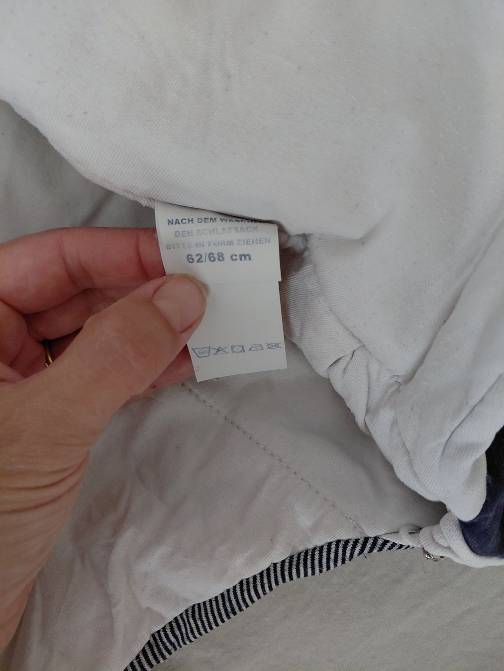 Alvi Schlafsäcke: Alvi Schlafsack 62/68 cm blau weiss – Gebraucht aus Teufen AR von JanineSG 2