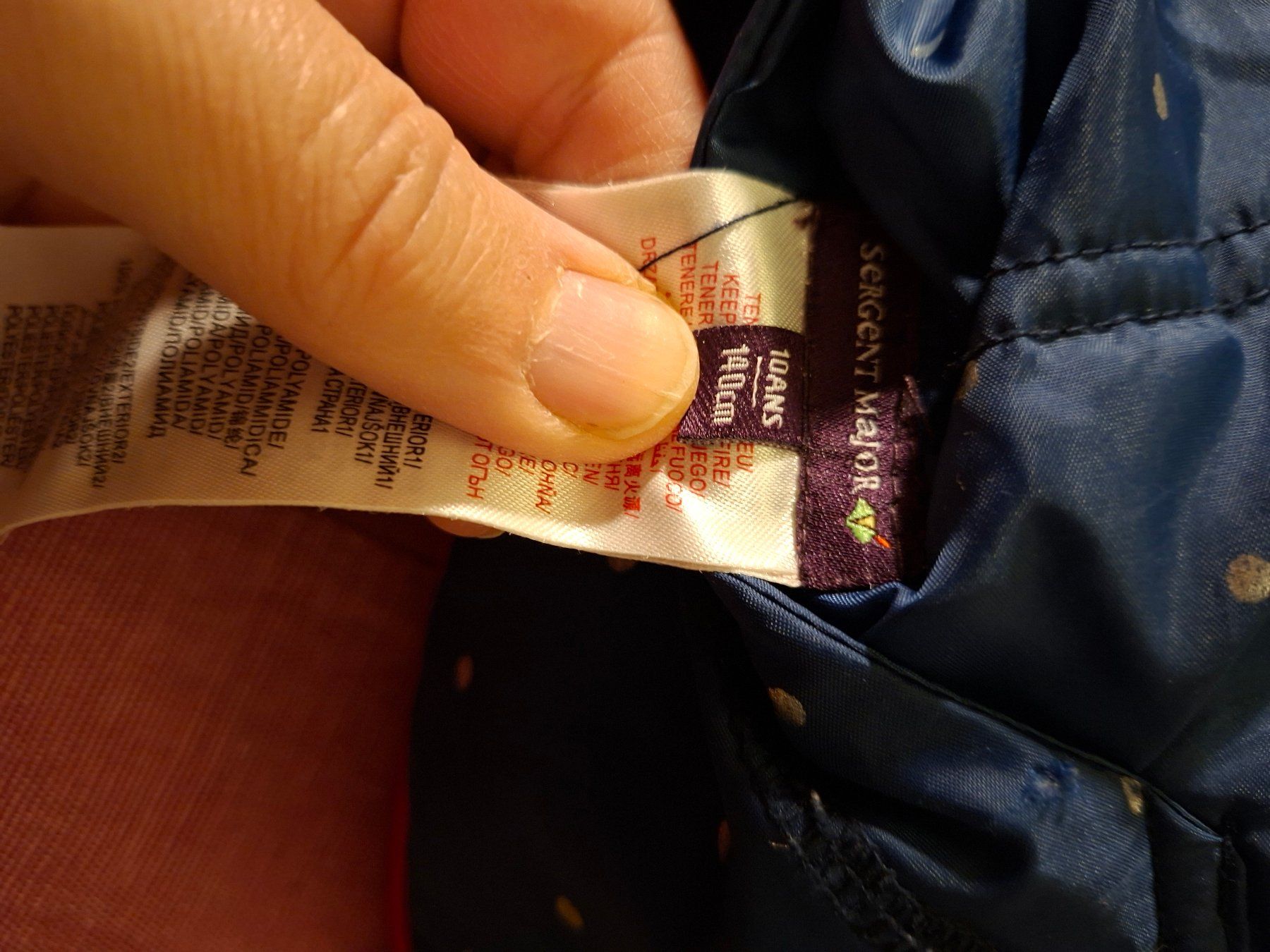 Altro abbigliamento per bambina: Rote/Dunkelblaue Wende-Daunenweste – Usato da Olten venduto da kate202122 3