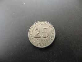 Trinidad and Tobago 25 Cents 1971