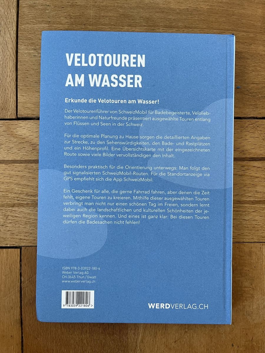 Libri: Velotouren am Wasser – Nuovo e nell'imballaggio originale da St. Gallen venduto da corini_ 2