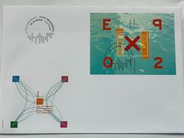 Expo 2002 Sonderblock "Arteplage Mobile du Jura" - Neuchâtel