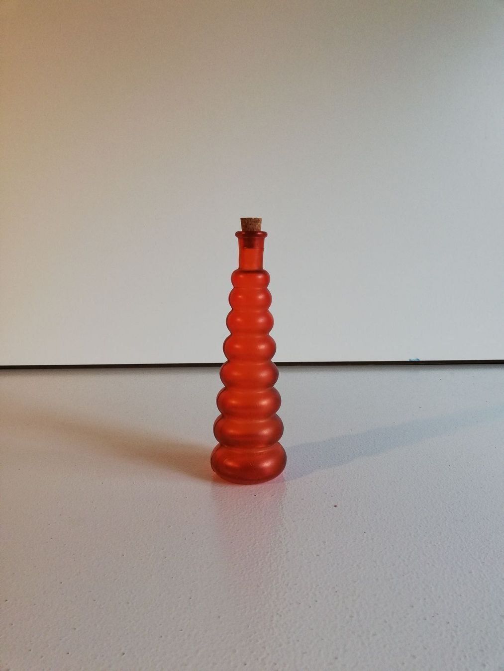 Flaconi: DEKO Flasche mit Zapfen Gerillt Orange – Usato da Zuerich venduto da lichti 2