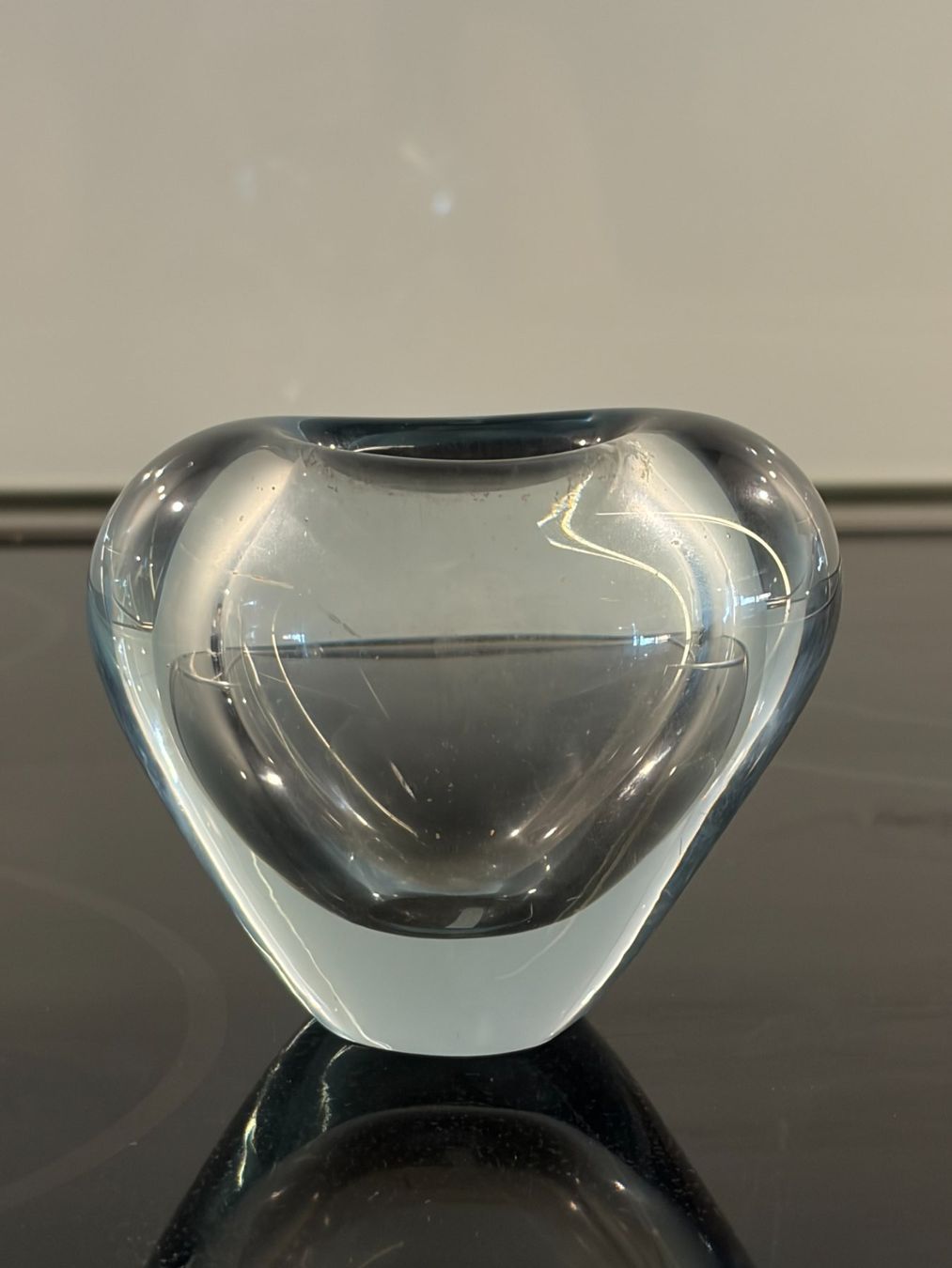 Holmegaard Vasen & Gefässe: Väschen Herzform hellblau Per Lütken Holmegaard 1959 – Gebraucht aus Zürich von sru_6zc8