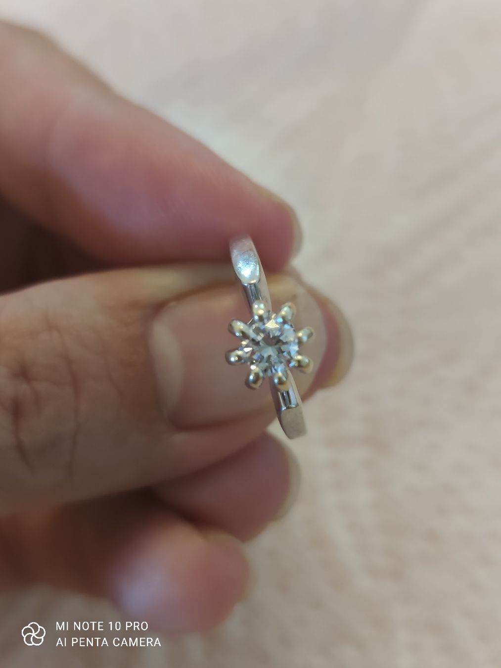 Anelli: 750 gestempelt Weissgold 18k Ring – Usato da Zürich venduto da Menyar1982 2