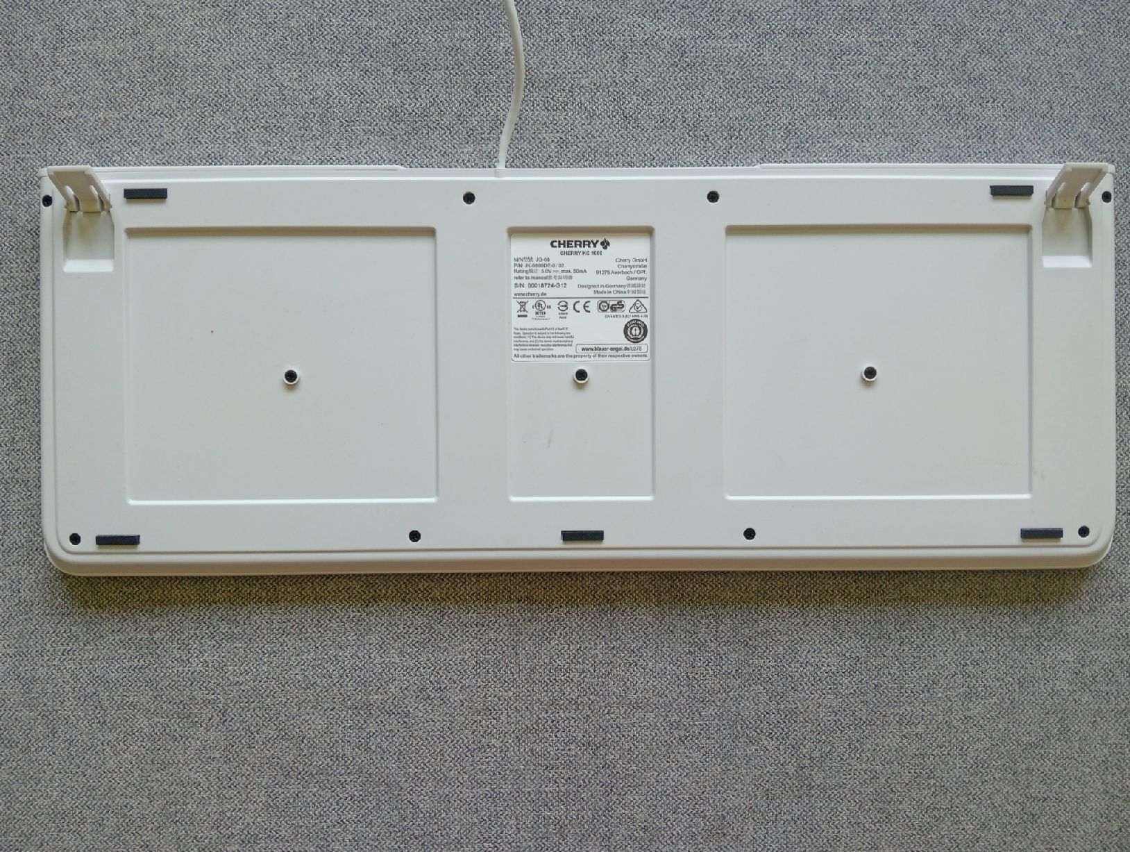 Tastiere: Cherry KC 1000 Tastatur Weiß - DE Layout – Usato da Allschwil venduto da Evgeniia78 2