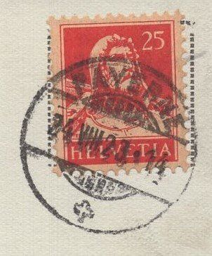 Ansichtskarten: Payerne Vue générale  1923 – Gebraucht aus Aarau von kufi44 2