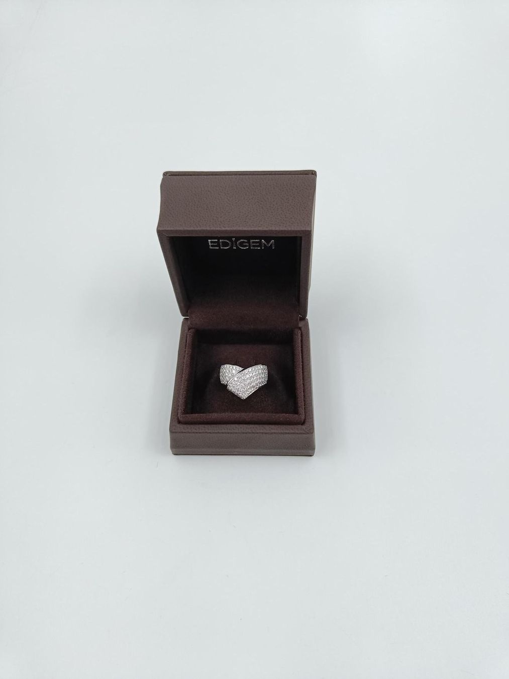 Anelli: PAVÉ DIAMANTRING IN 750 WEISSGOLD – Usato da Luzern venduto da EdiGem