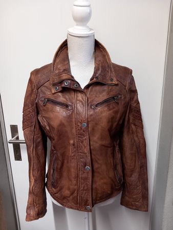 Echt Lederjacke Gipsy Gr.M/L pflanzlich gegerbtes Leder!