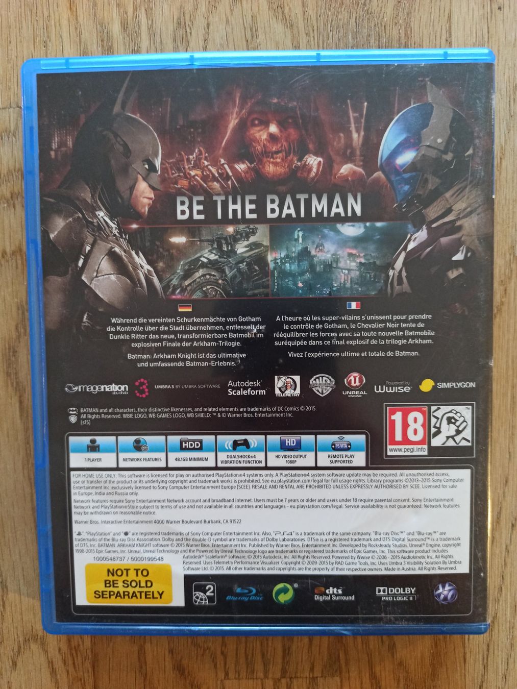 Giochi: Batman Arkham Knight PS4 / PS5 – Usato da Oberweningen venduto da mar_87mx 1